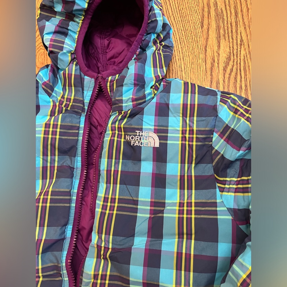 The North Face reversible down jacket